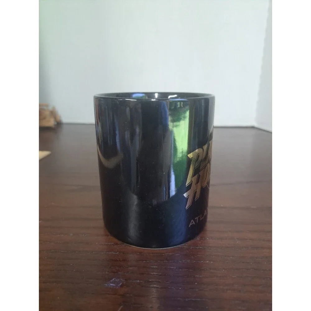 Planet Hollywood Atlantic City Black With Gold Lettering Ceramic Coffee Mug